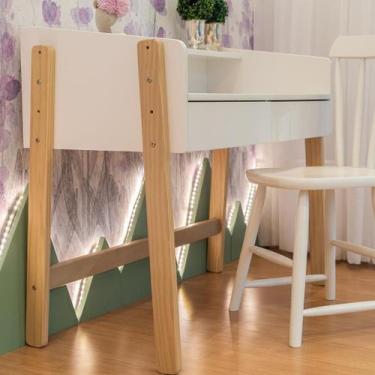 Imagem de Escrivaninha Infantil de Mdf com Regulagem de Altura Quater Linha Play