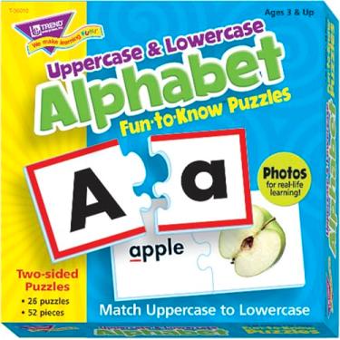 Imagem de Fun-to-Know® Puzzles: Uppercase & Lowercase Alphabet