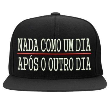 Imagem de Boné Bordado - Nada Como um Dia Apos o Outro Dia - Hipercap