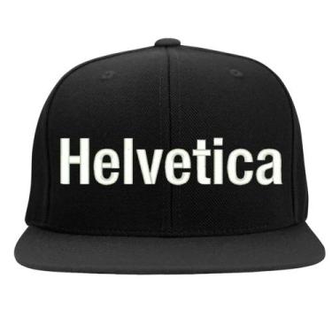 Imagem de Boné Bordado - Helvetica Design Grafico Font - HIPERCAP