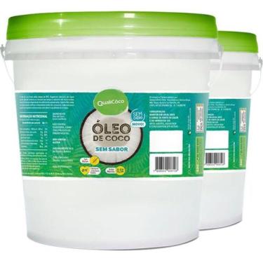 Imagem de Kit 2 Óleo de Coco Sem Sabor Qualicoco 3 litros virgem - Qualicôco