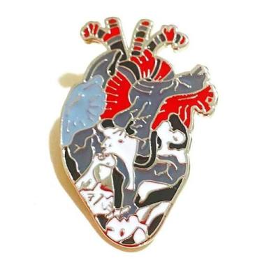 Imagem de Pin Coração Guernica - Lab Pins
