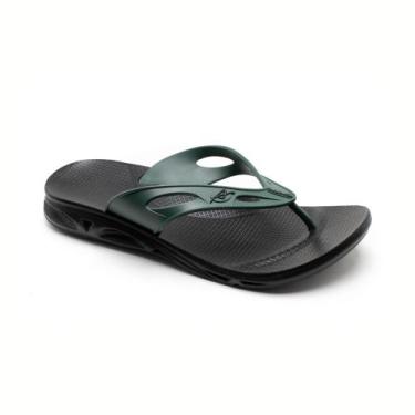 Imagem de Chinelo masculino ortopédico macio e vegano anti stress anatomico conf