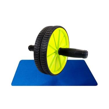 Imagem de Roda De Exercício Abdominal Dupla Com Apoio - Fit Funcional Lombar - M