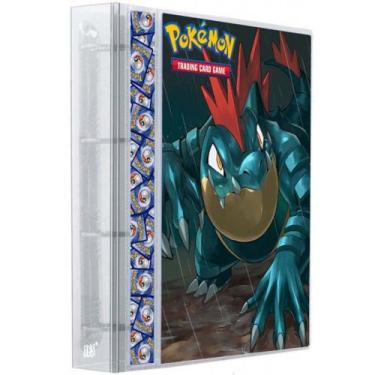 Imagem de Pasta Fichário Álbum Cristal Cartas Cards Pokémon Com 30 Folhas 9 Bols