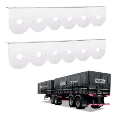 Imagem de 2 Suportes Lanterna 6 Marias Noma 85mm Inox - DW Componentes