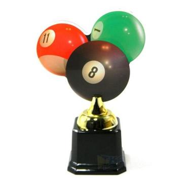 Imagem de Trofeu 600143 Galera Sinuca 3balls 19cm - Vitória