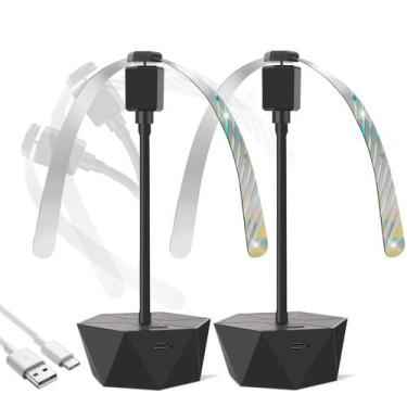 Imagem de Fly Fans EverField para mesa, 2 unidades de bateria tipo C de 1500 mAh