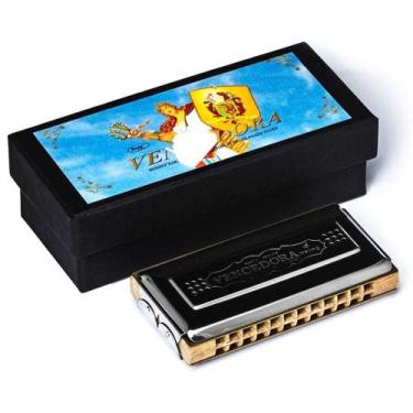 Imagem de Gaita De Boca Vencedora 48 Vozes C-DÓ/G-SOL SHG Hering 7648