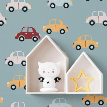 Imagem de Papel de Parede Adesivo Carrinhos N019092 0,58x3M - Adesivo BR