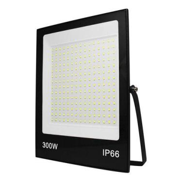 Imagem de Refletor Holofote Ultra Thin Microled 300w 6500k Ip66 - Briwax