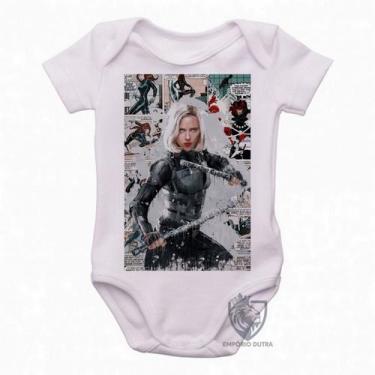 Imagem de body nenê criança roupa bebê Black Widow - Empório Dutra, M   ( 2-4 Me