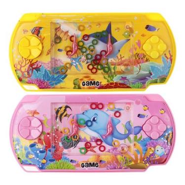 Imagem de 02 Aquaplays Argolas Plástico Brinquedo Clássico 02 Botões - Art Brink