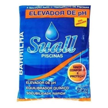 Imagem de Barrilha Leve Elevador Ph Para Piscina 2 Kg - Suall