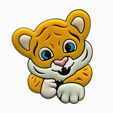 Imagem de Kit 50 Peças aplique Emborrachado Tigre Filhote Fofo - RAE