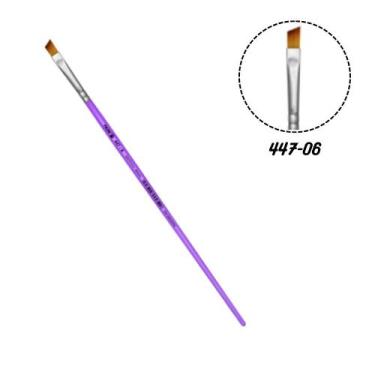 Imagem de Pincel Chato Chanfrado 447-06 Longo Sintético Tigre