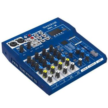 Imagem de Mixer Analogico Soundcraft MI-6 6 Canais Bluetooth e USB - Harman - So