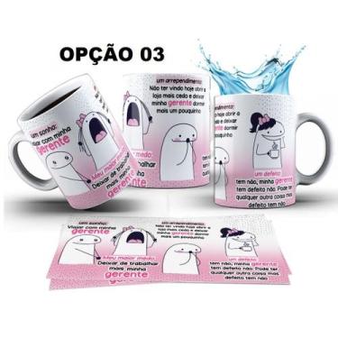 Imagem de Caneca 325ml Flork Gerente Um sonho: Viajar com meu gerente - LARANJA 