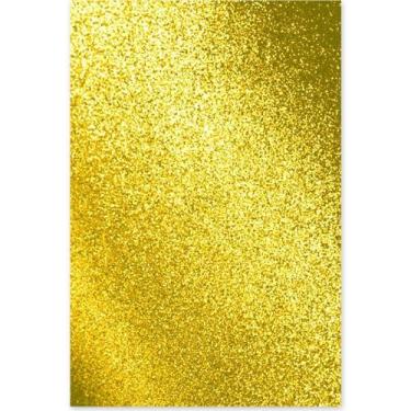 Imagem de EVA Glitter Adesivado AM - Ouro (05UN) - Art & Montagem