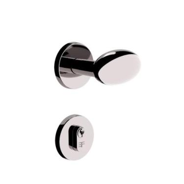 Imagem de Fechadura Roseta Design Externa 40mm Cromada 721E33455CR 3F - 3F Ferra