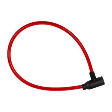 Imagem de Cadeado para Bicicleta, Moto, Capacete, Carro, com Chave para Trancar, 10mm x 62cm