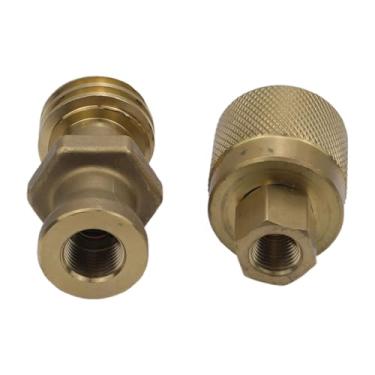 Imagem de JicSuXi O encaixe de conexão macho do conector de empilhadeira substitui peças de reparo adaptador de rosca de válvula de alto desempenho premium, com Encaixe Feminino