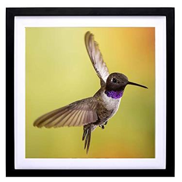 Imagem de ZZFQXZ 12x12 Diamond Painting Frames 30x30cm Diamond Art Frames Display Picture10x10inch/25x25cm with Mat or Cavas 12x12inch/30x30cm Diamond Painting Frame Solid Wood Photo Frame Black（ZK001）