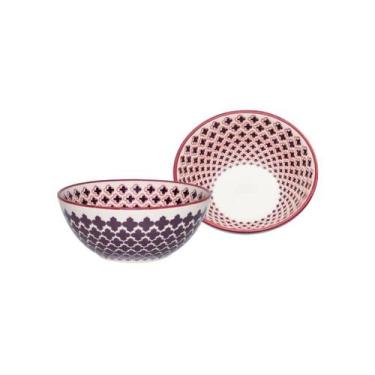 Imagem de Bowl De Cerâmica 16Cm 600Ml - Mosaico Daily - Oxford - Oxford Porcelan