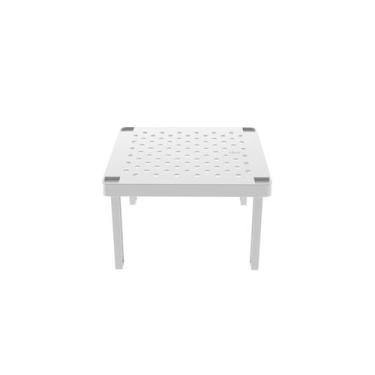 Imagem de Prateleira organizadora Quadrada Branco Armário LEVEL OU PO200BCF