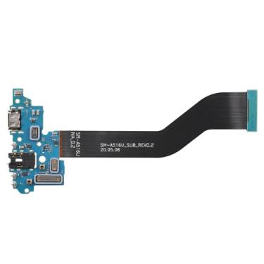 Imagem de BESJMYT Substituição da porta de carregamento para Samsung Galaxy A51 5G USB Dock Dock Conector Tipo-C Placa de cabo flexível com conector de microfone, fone de ouvido, porta de microfone, reparo para