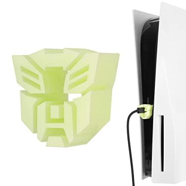 Imagem de Geekria Cable Plug Protector Compatible with PlayStation PS5, PSVR 2 Replacement Lines Protect, VR Gaming Accessories Prevent Falling Charger Cable Sleeve (Green)