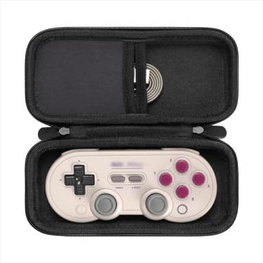 Imagem de GEEKRIA Game Controller Case Compatible with Run Snail 8Bitdo SN30 Pro SF30 Pro Gamecube Controller Hard Shell Storage Travel Case