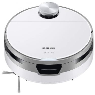 Imagem de Aspirador de Pó Robô com Controle Remoto e Conexão WI FI, 110v, SAMSUNG VR30T80313W, AA, Branco