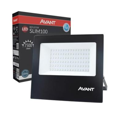 Imagem de Refletor Led Slim Avant 100w 6500k Bivolt - AVANT LPS DISTRIBUIDORA M.