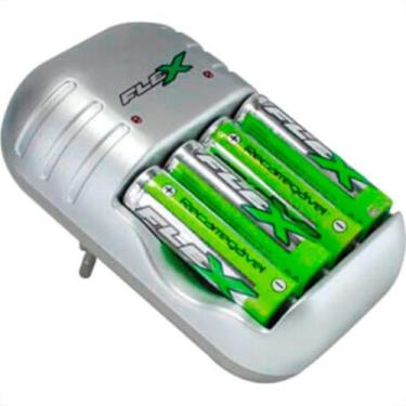 Imagem de Carregador Pilha C/4Pilha Fx.C03-4P - FLEX XCELL