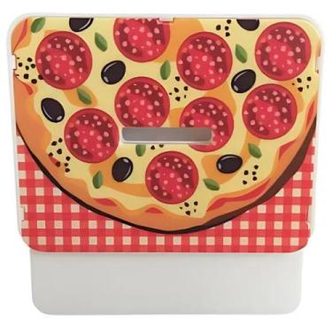 Imagem de Abridor De Embalagem Corta Pacote C/ Imã Decoração Pizza - Naxos