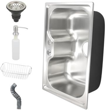 Imagem de Cuba Gourmet Cozinha Aço Inox Com Acessórios 50x40cm