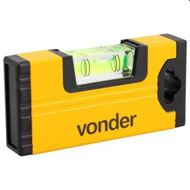 Imagem de Nível Alumínio Pequeno Mini Portátil Bolha Horizontal Régua - Vonder