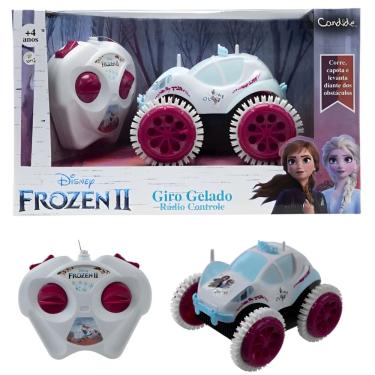 Imagem de Carrinho da Frozen de Controle Remoto Giro Gelado