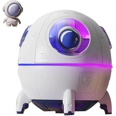 Imagem de Umidificador de Ar Astronauta Cápsula – Ultrassônico, Silencioso, LED Colorido, Aromaterapia, Alta Capacidade, Tecnologia Futurista para Ambiente Aconchegante