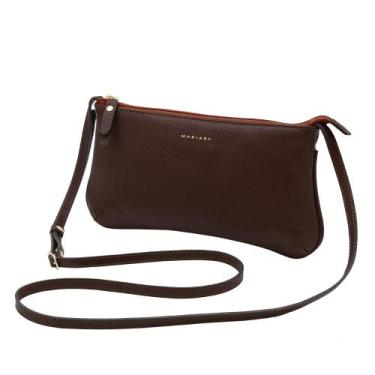 Imagem de Bolsa de Couro Mariart Caipirinha, Chocolate