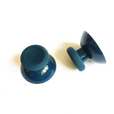Imagem de Boné 3D analógico Joystick com aderência para polegar de substituição para Xbox One Slim Xbox One X Xbox One Elite PS4 Controller (verde)