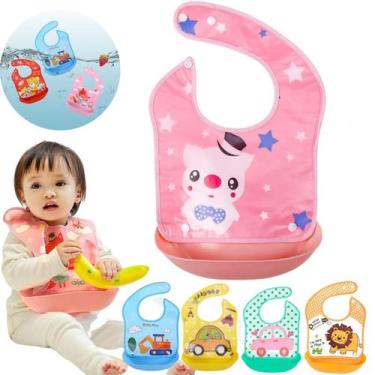 Imagem de Babador Avental Papinha Bebê Impermeável Blw Migalhas Infant - PDIMPOR