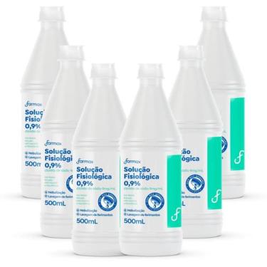Imagem de Kit 6 Soro Fisiológico Sorimax Farmax 500ml