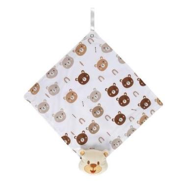 Imagem de Naninha Para Bebê Com Prendedor de Chupeta Estampa Variadas - LuckBaby