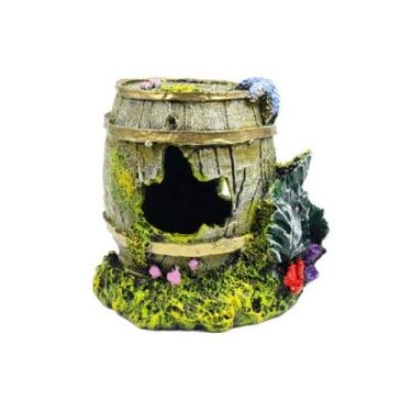 Imagem de Enfeite Para Aquario Barrica Pequena Fragata