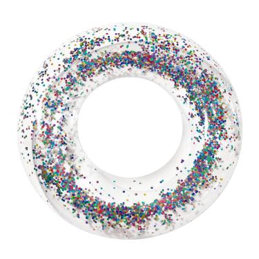 Imagem de Boia Inflável Redonda com Glitter Sort + 3 até 45kg