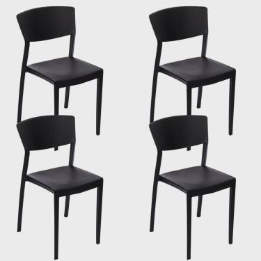 Imagem de Conjunto com 4 Cadeiras para Jardim Oui
