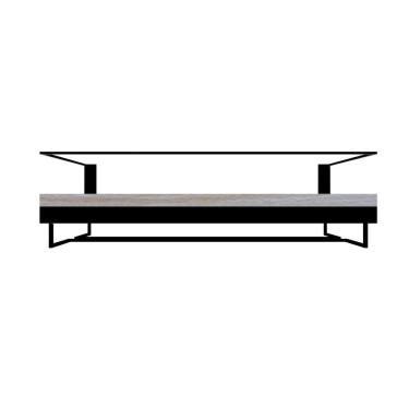 Imagem de Adega Bar Bebida Com Porta Taça 45cm Pinus Amadeirado