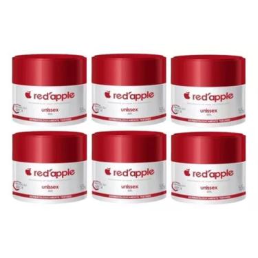 Imagem de Kit 6 Desodorante Em Creme Red Apple Unissex 55g - Red Apple
